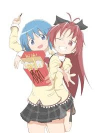 madoka magica cat cafe